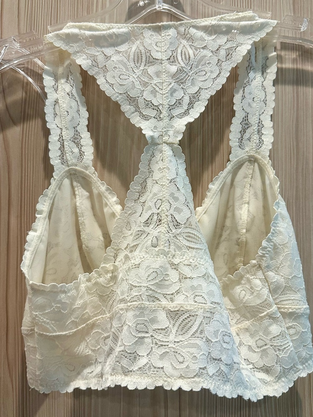 Free People Cream Maxi Dress XS Red Toile Print + Bralette + Matching Scrunchie - Picture 8 of 12